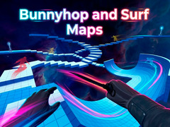 Lojë Bunnyhop and Surf Maps