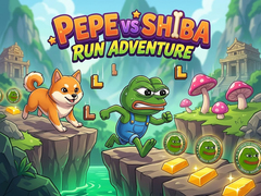 Lojë Pepe vs Shiba Run Adventure
