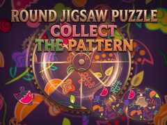 Lojë Round jigsaw Puzzle - Collect the Pattern