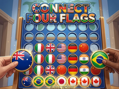 Lojë Connect Four Flags