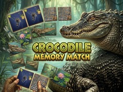 Lojë Crocodile Memory Match