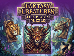 Lojë Fantasy Creatures Tile Block Puzzle