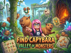 Lojë Find Capybara: Valley of Monsters