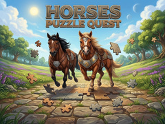 Lojë Horses Puzzle Quest
