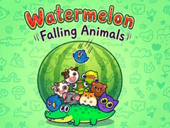 Lojë Watermelon Falling Animals