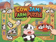 Lojë Cow Jam Farm Puzzle