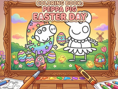 Lojë Coloring Book: Peppa Pig Easter Day