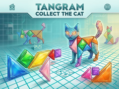 Lojë Tangram Collect the cat