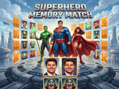 Lojë Superhero Memory Match