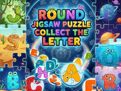 Lojë Round Jigsaw Puzzle - Collect the Letter