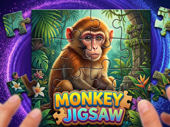 Lojë Monkey Jigsaw
