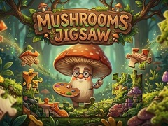 Lojë Mushrooms Jigsaw