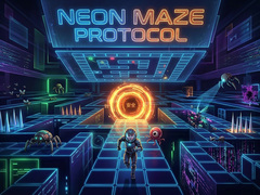 Lojë Neon Maze Protocol