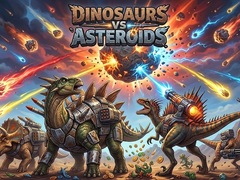 Lojë Dinosaurs vs Asteroids