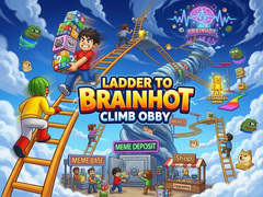 Lojë Ladder to Brainhot: Climb Obby