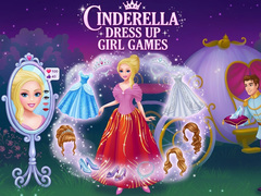 Lojë Cinderella Dress Up Girl Games