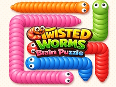 Lojë Twisted worms Brain Puzzle