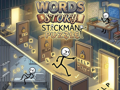 Lojë Words Story Stickman Puzzle
