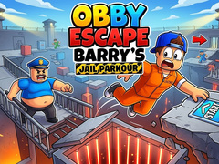Lojë Obby - Escape Barry's Jail Parkour