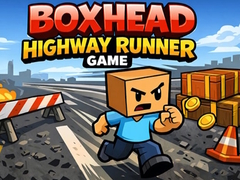 Lojë Boxhead Highway Runner Game