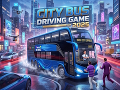 Lojë City Bus Driving game 2025