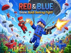 Lojë Red & Blue: Online. Build! Destroy! Fight!
