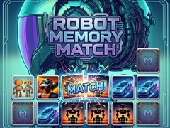 Lojë Robot Memory Match