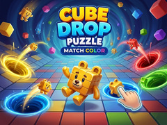 Lojë Cube Drop Puzzle: Match Color