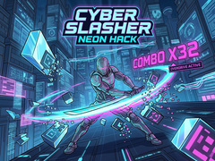 Lojë Cyber Slasher: Neon Hack