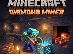 Lojë Minecraft Diamond Miner
