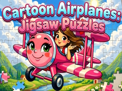 Lojë Cartoon Airplanes: Jigsaw Puzzles