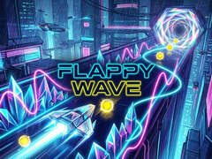 Lojë Flappy Wave