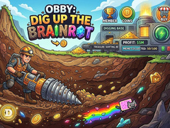 Lojë Obby: Dig Up The Brainrot!
