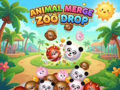 Lojë Animal Merge Zoo Drop