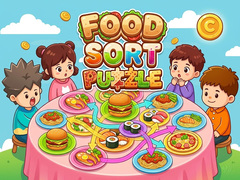 Lojë Food Sort Puzzle