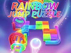 Lojë Rainbow Jump Puzzle