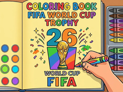 Lojë Coloring Book: FIFA World Cup Trophy