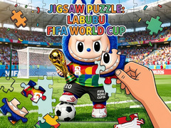 Lojë Jigsaw Puzzle: Labubu FIFA World Cup