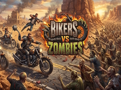 Lojë Bikers vs Zombies