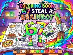 Lojë Coloring Book: 67 Steal A Brainrot