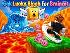 Lojë Kick Lucky Block For Brainrot