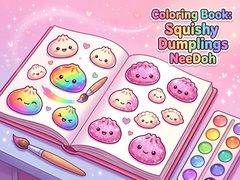 Lojë Coloring Book: Squishy Dumplings NeeDoh