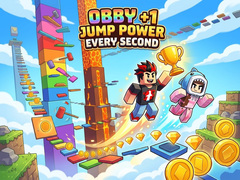 Lojë Obby +1 Jump Power Every Second