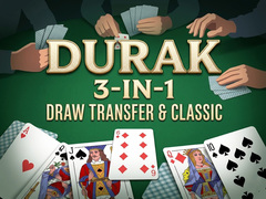 Lojë Durak 3-in-1: Draw Transfer & Classic