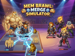 Lojë Mem Brawl: Merge Simulator