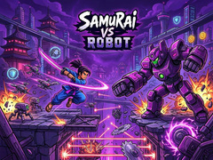 Lojë Samurai vs Robot