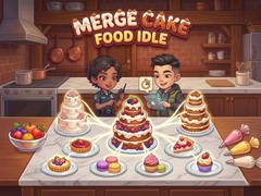 Lojë Merge Cake: Food Idle
