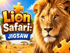 Lojë Lion Safari Jigsaw 
