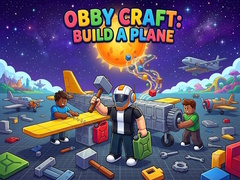 Lojë Obby Craft: Build a Plane