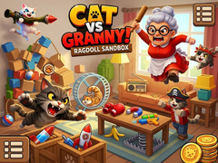 Lojë Cat Vs Granny! Ragdoll Sandbox